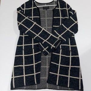 Sanctuary Plaid Wool Cardigan